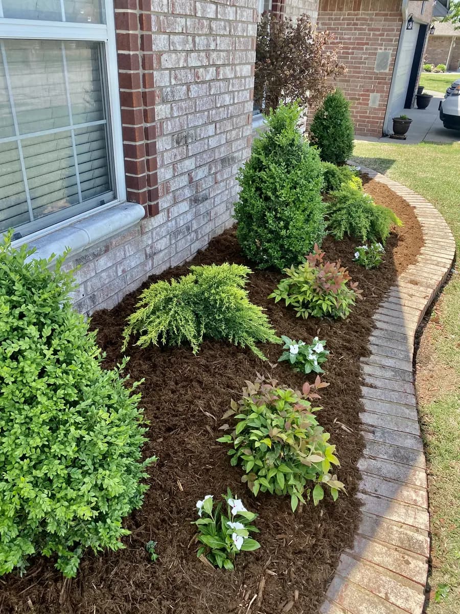 Finished Greenline residential lawn and landscape refresh